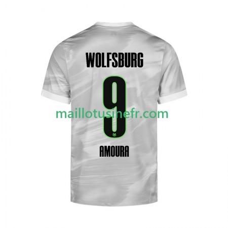 Maillot de Foot VfL Wolfsburg Mohamed Amoura 9 Extérieur 2025-26 Maillot de Foot VfL Wolfsburg Mohamed Amoura 9 Extérieur 2025-26